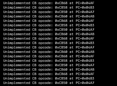 More Missing OpCodes